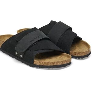 Birkenstock Kyoto Nubuck-Suede Leather Sandals - Made in Germany - Narrow Fit 41